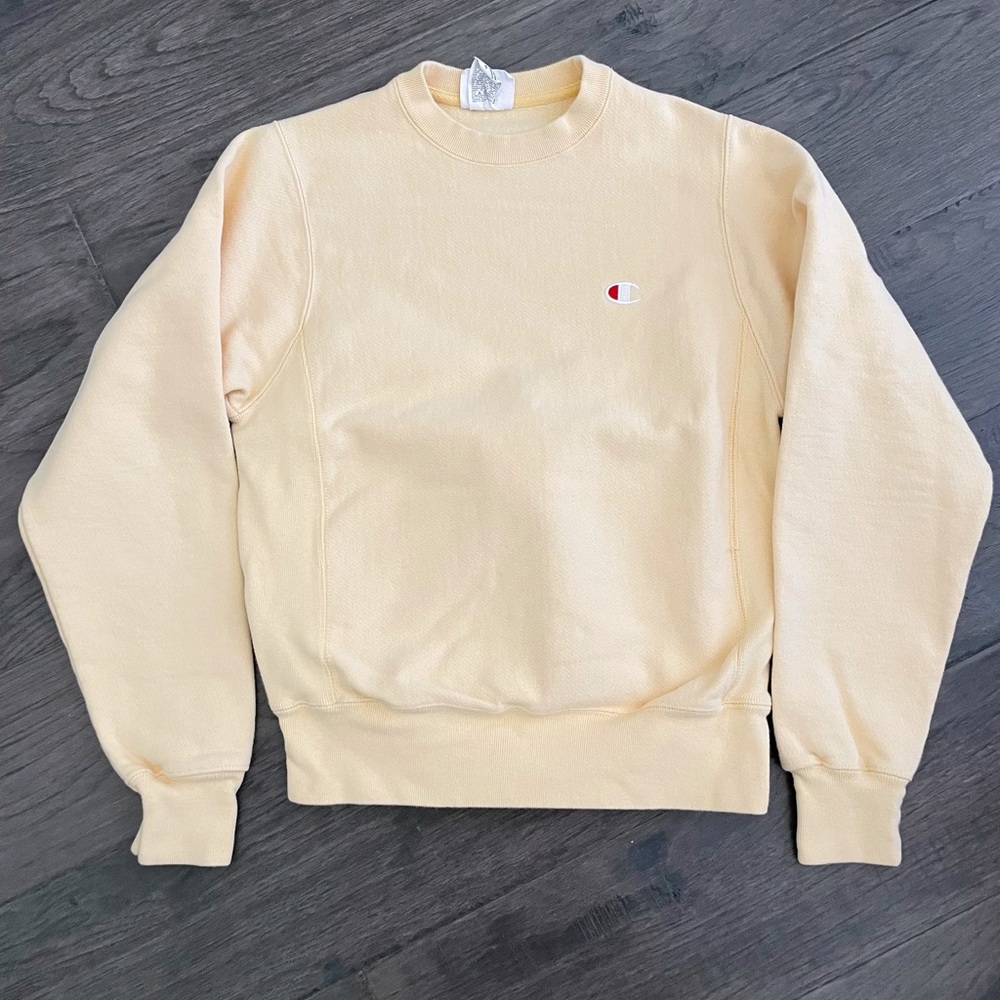 Yellow Champion Sweatshirt